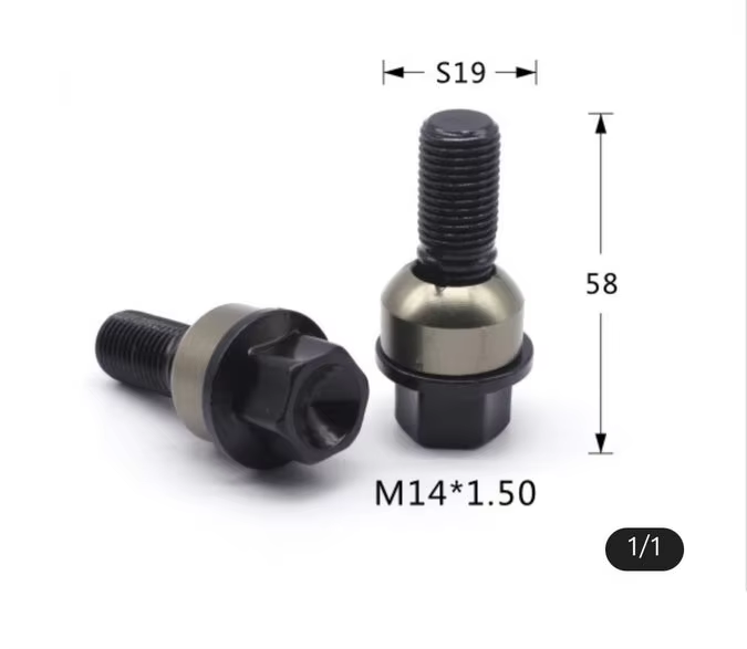 Vipera 2 Piece Forged Grade 12.9 Porsche Lug Bolt Wheel Bolts