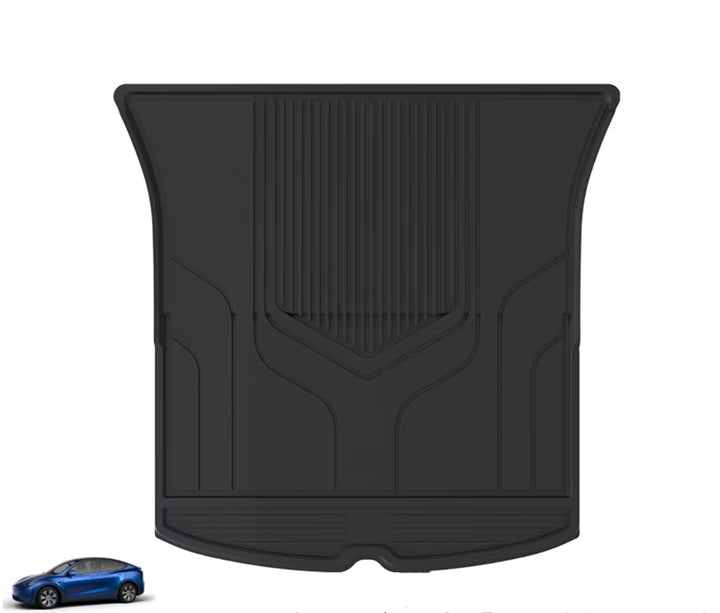 Model Y Trunk Mat Front Compartment Mat Rear Lower Compartment Mat Waterproof Scratch & Wear Resistant Easy Clean