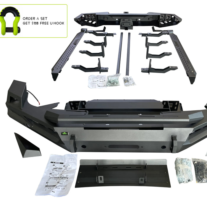 Tank 300 Front and Rear Side Bars Pillager Bumper