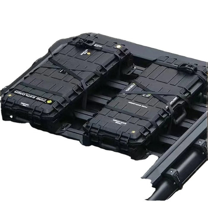 Car Roof Platform Suitcase for Wrangler Performance Parts for Cross-Country Travel Waterproof Outdoor Vehicle Storage Box