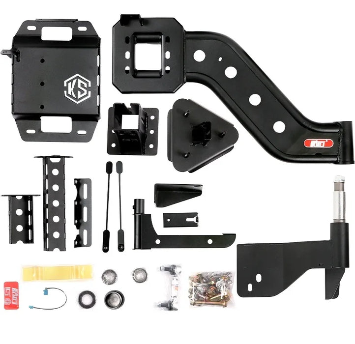 Linkage Spare Tire Mount Spare Tire Base Frame 4X4 Off-road Modification Accessories for Tank 300 Linkage Spare Tire Rack