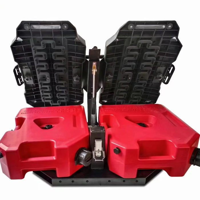 One Pair of 2.5-gallon Explosion-proof Oil Drums and One Pair of Escape Plates in the Trunk Spare Tire Toolbox for Tank 300