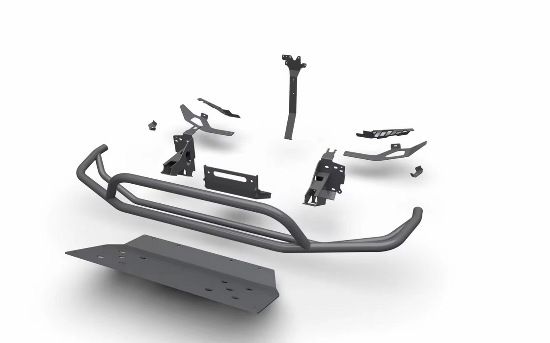 Vipera 958 Good Quality Offroad Accessories Front Bumper Carbon Steel 6mm Cayenne 957/958/Touareg