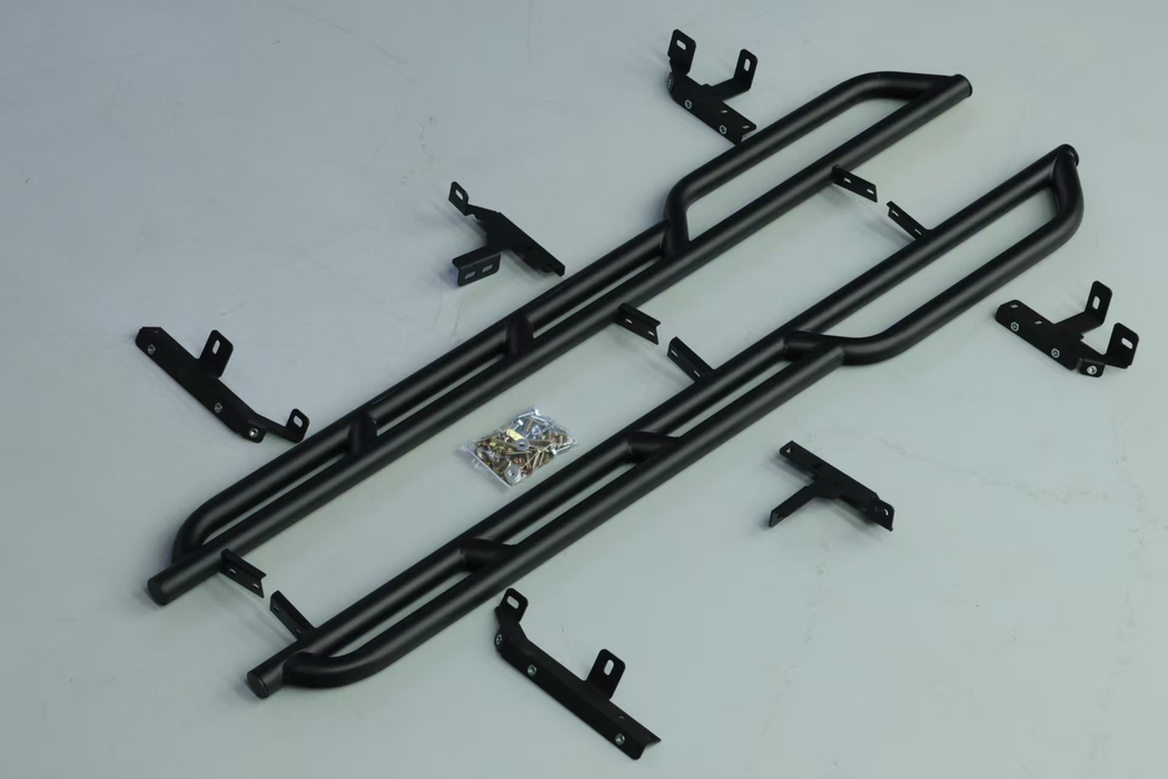 Carbon Steel Off-Road Rock Sliders for Porsche Cayenne 955 957 | Heavy Duty Side Armor