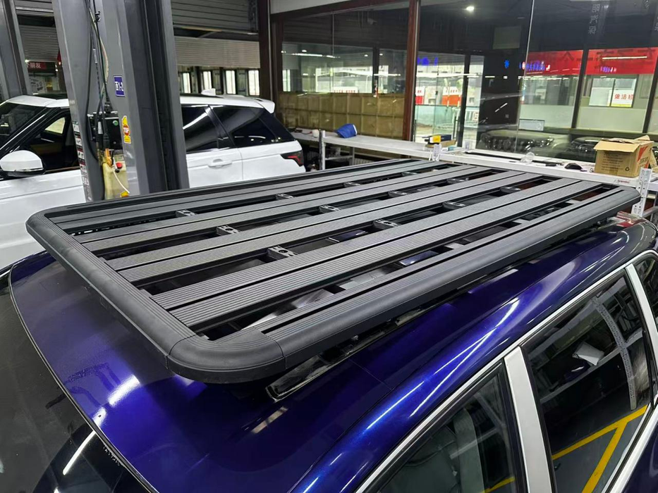 High-Quality Flat-Style Off-Road Roof Rack for Porsche Cayenne 955 – Low-Profile Carbon Steel & Aluminum Alloy Cargo Platform | Vipera