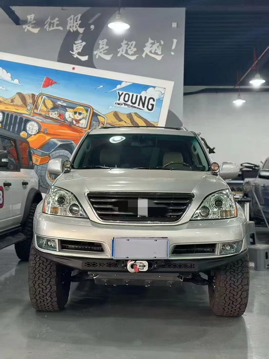 Good Quality Offroad Accessories Front Bumper 3mm Inner Bracket Steel 6mm for LEXUS GX470  Sand Punching Front Bumper