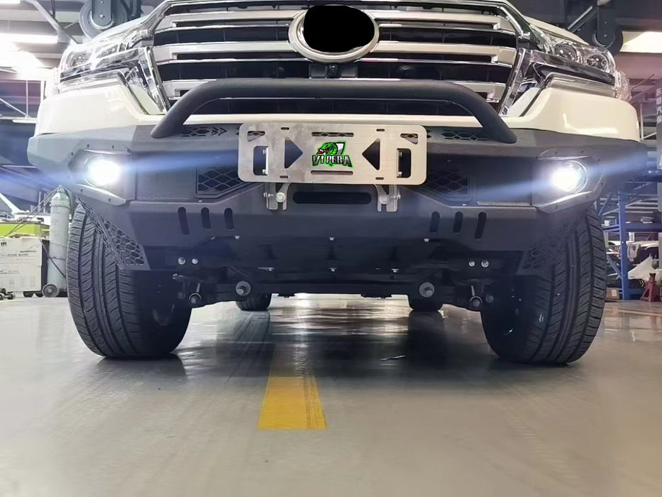 Good Quality Offroad Accessories Front Bumper Aluminum 4mm Inner Carbon Steel 3mm Inner for LC200 16-20