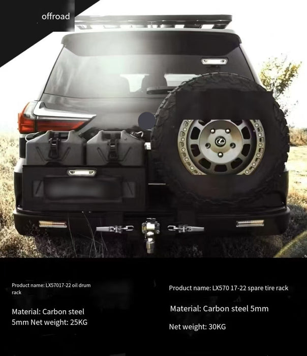 Good Quality Offroad Accessories Front Bumper for LX570  Aluminum 4mm Inner/carbon Steel 3mm Inner