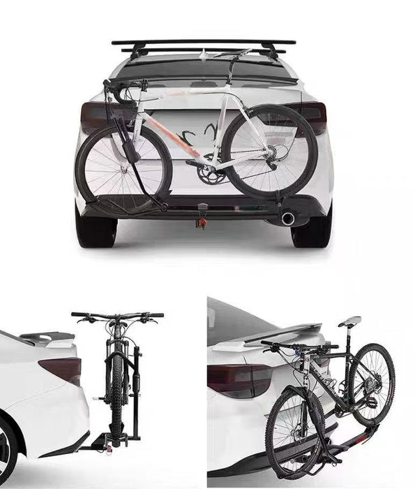 Singlespeed Hitch-Mounted Car Bike Rack - Rear Suspension Trailer Hitch Bicycle Carrier
