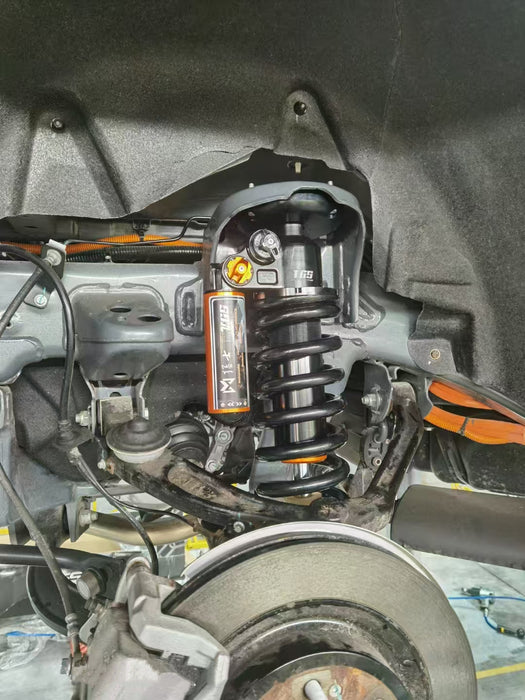 XC90 Dual-Circuit Bidirectional Adjustable Nitrogen Shock Absorber 2-3.5" Lift Kit Body Control Fits All Roads Protects Parts