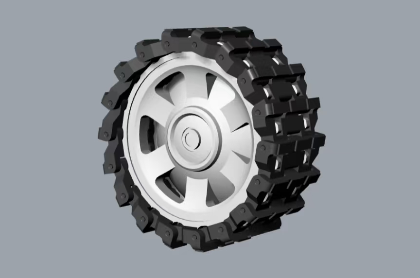 Industrial load-bearing wheel Power transmission wheels support OEM