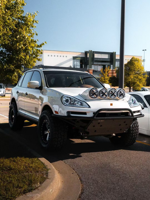 Vipera Good Quality Offroad Accessories Front Bumper High cut Version Carbon Steel 6mm For Cayenne957