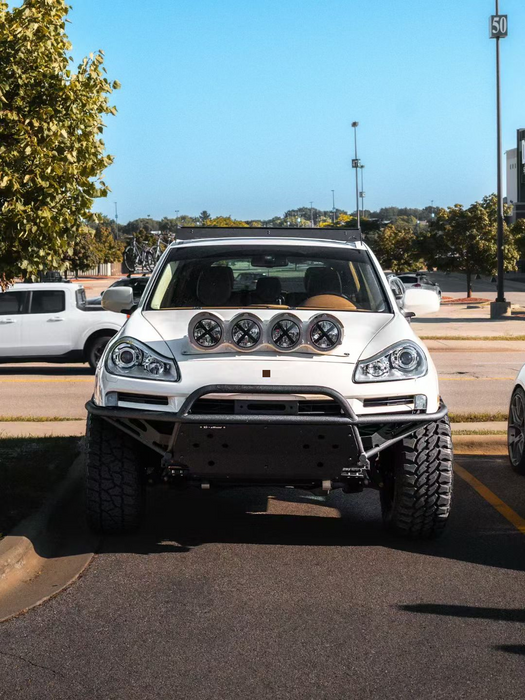 Vipera Good Quality Offroad Accessories Front Bumper High cut Version Carbon Steel 6mm For Cayenne957