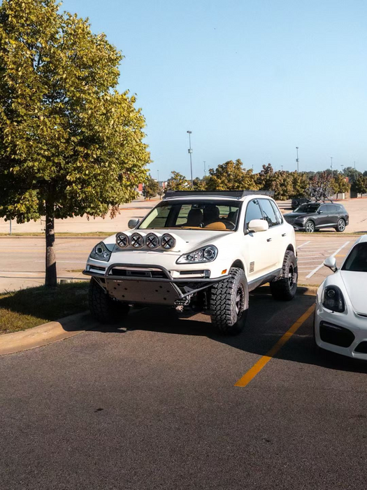 Vipera Good Quality Offroad Accessories Front Bumper High cut Version Carbon Steel 6mm For Cayenne957