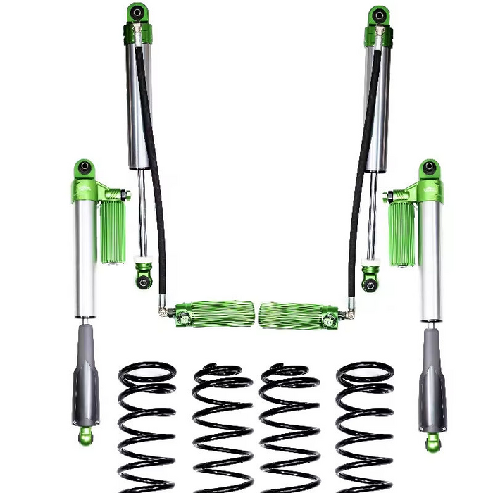 WranglerJL Single-Circuit Bidirectional Adjustable Nitrogen Shock Absorber 2-3.5 inch Lift Kit Body Control Fits Roads Protects Parts Color Custom