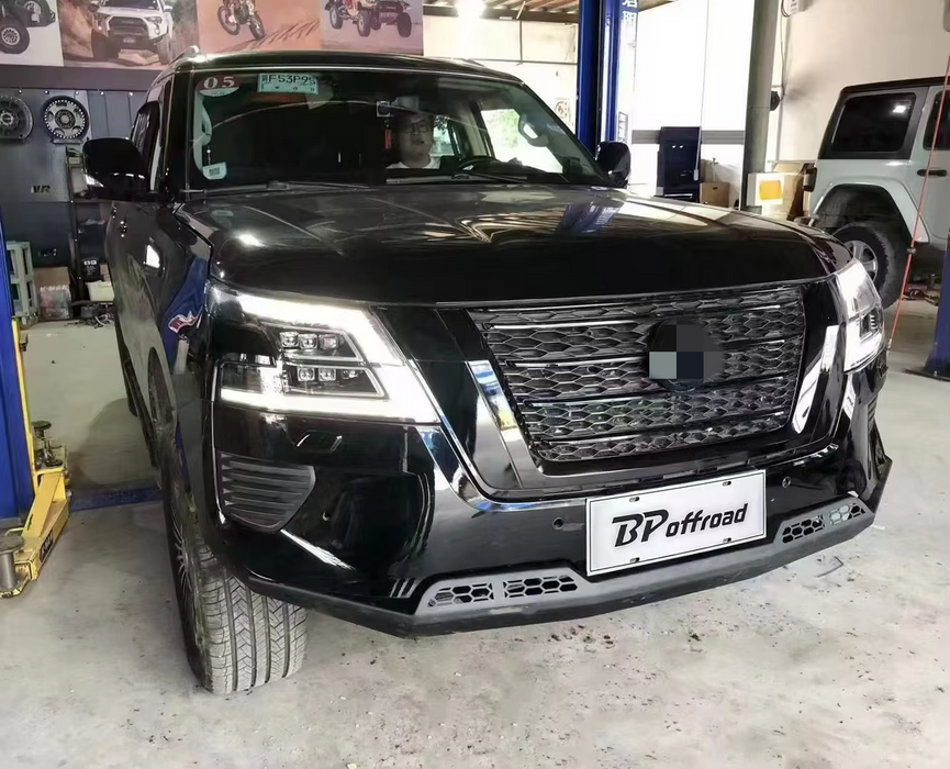 Good Quality Offroad Accessories Front Bumper for Patrol Y62 Carbon Steel 5mm Inner