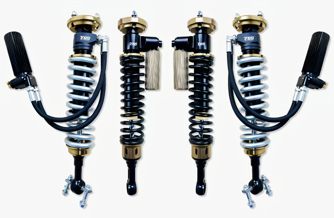 XC90 Dual-Circuit Bidirectional Adjustable Nitrogen Shock Absorber 2-3.5" Lift Kit Body Control Fits All Roads Protects Parts