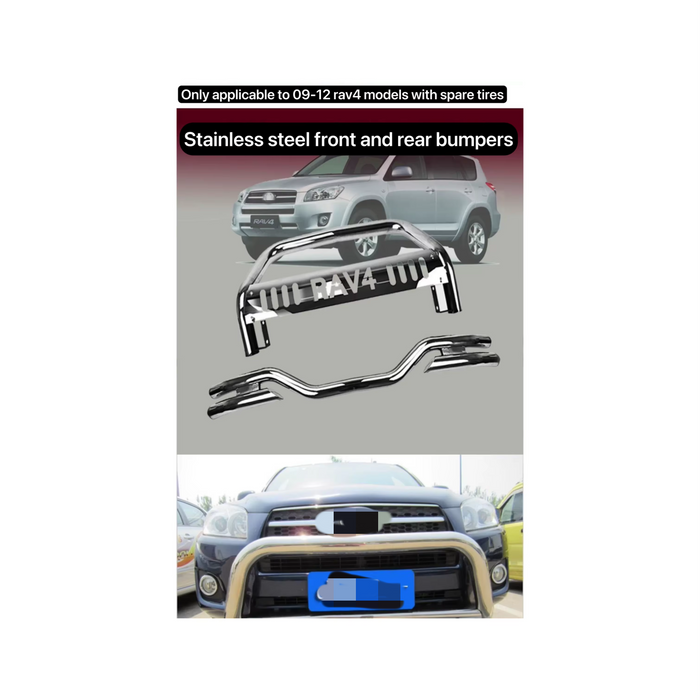 High Quality Vipera Off-road Vehicle Front Bumper Rear Bumper Side Plate for RAV4