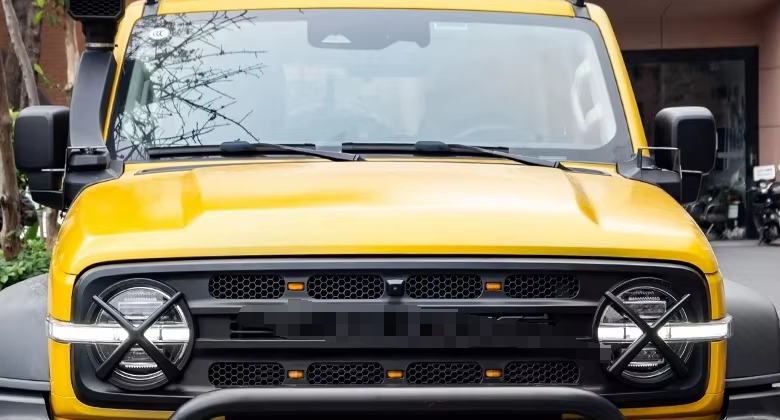 Body Kit Plastic Lampshade New Condition Middle Grill Facelift Net Mesh for Tank 300 Headlight Cover 4x4 Offroad