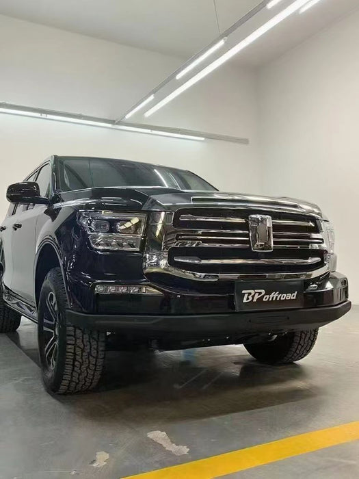 Tank500 Stamped Competition Half Front Bumper with Built-in Winch Bracket Enhanced Off-Road Functionality Produced by BP Offroad