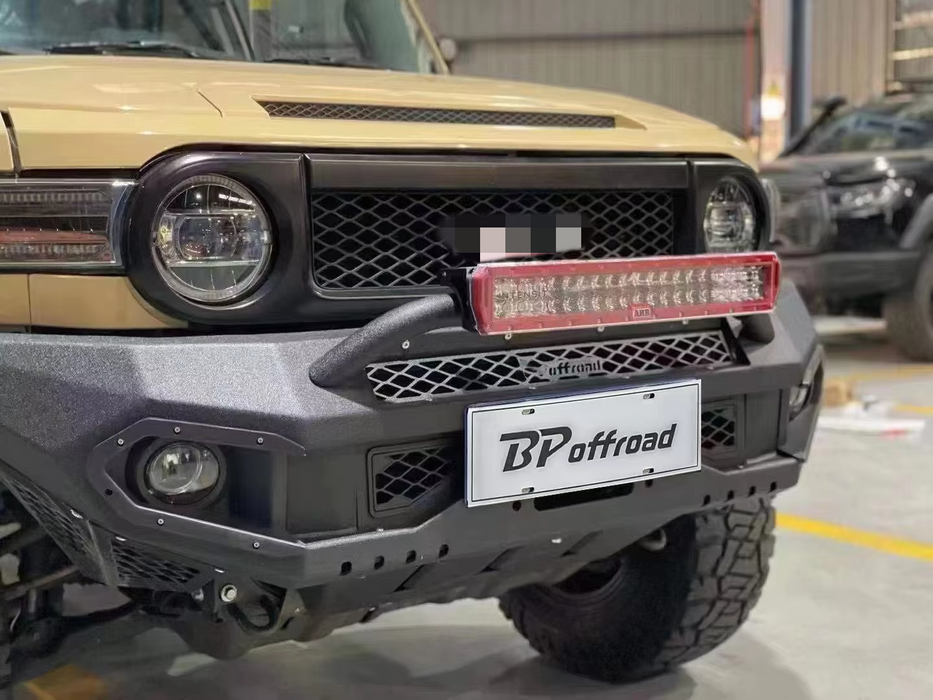 Good Quality Offroad Accessories Front Bumper for FJ Cruiser Aluminum 4mm Inner/carbon Steel 3mm Inner