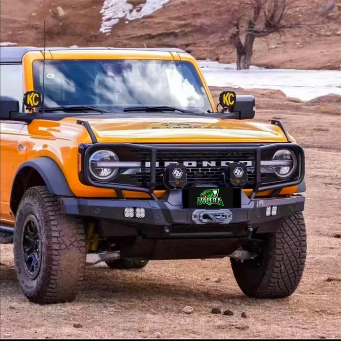 Ford Bronco modified winch front bumper, Bronco front bumper, anti-collision bar front bumper, Bronco Chitu winch front bumper