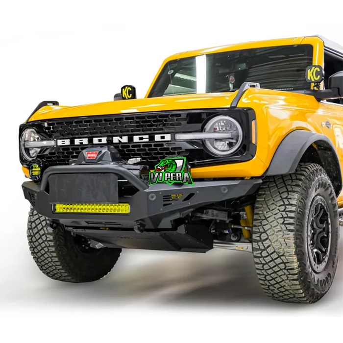 Ford Bronco Front Bumper - Heavy Duty Metal Off-Road Bumper