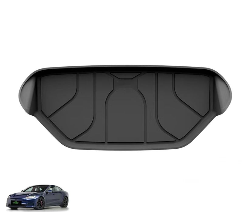 2023 Model S Trunk Mat Front Compartment Mat Waterproof Stain Wear Scratch Resistant Vehicle Specific Custom for Precise Fit