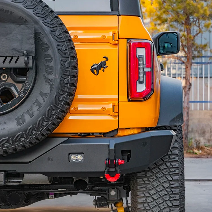 Ford Bronco Rear Bumper - Bolt-on Installation, Protective Bumper, Metal Bumper, Enhanced Protection, Scratch-resistant
