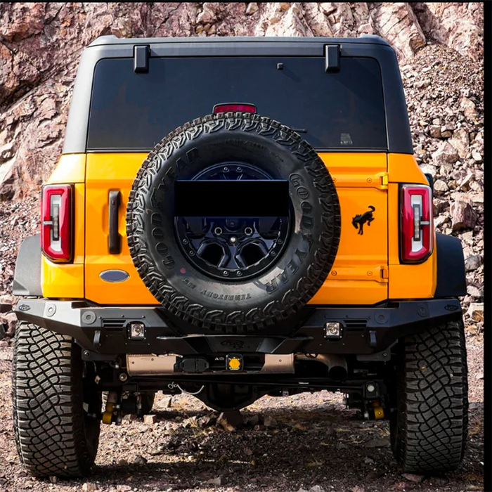 Seven-piece Rear Bumper for Ford Bronco - Heavy-duty Metal Off-road Bumper