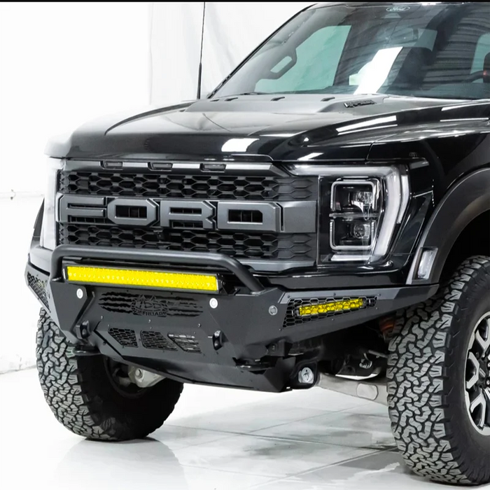Raptor Racing Front Bumper - Premium Metal Construction, Wear-Resistant, Enhanced Protection, Drill-Free Installation, High Quality