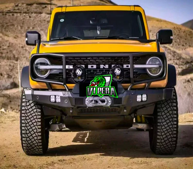 Ford Bronco modified winch front bumper, Bronco front bumper, anti-collision bar front bumper, Bronco Chitu winch front bumper
