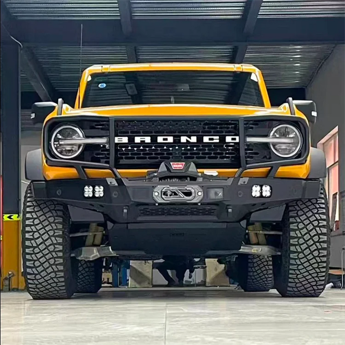 Ford Bronco modified winch front bumper, Bronco front bumper, anti-collision bar front bumper, Bronco Chitu winch front bumper