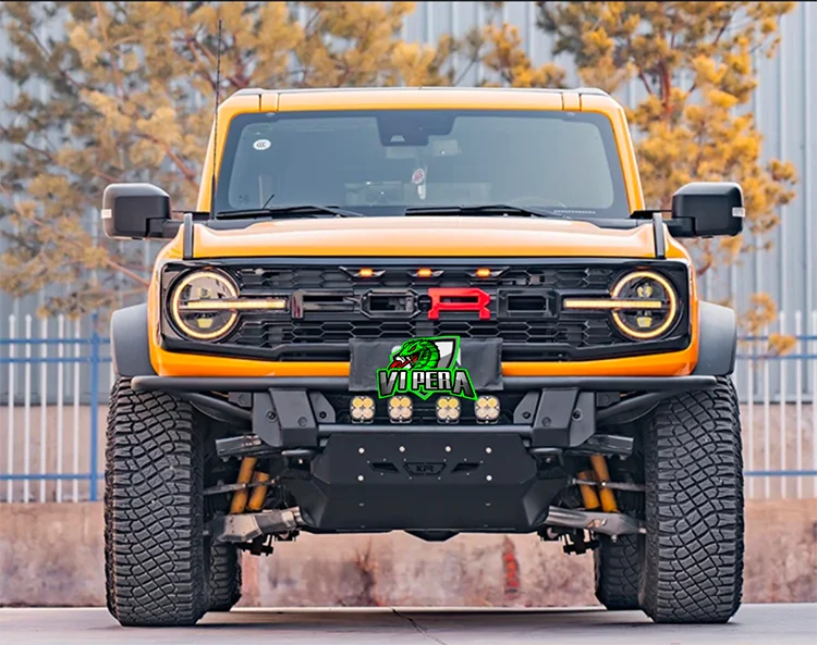 Ford Bronco Dune Front Bumper and Off-Road Bumper - Sturdy, Stylish, Safe Protection, Wear-Resistant and Impact-Resistant