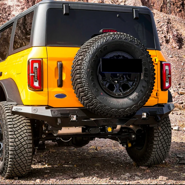 Seven-piece Rear Bumper for Ford Bronco - Heavy-duty Metal Off-road Bumper