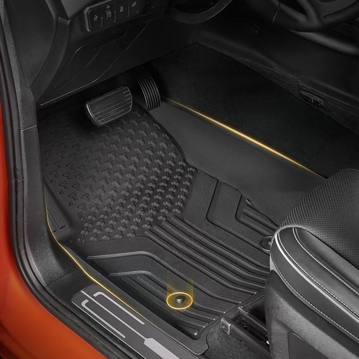 Tank 400 Full TPE Black Floor Mats Waterproof Wear - Resistant Eco - Friendly Odorless Custom - Fit Easy to Clean