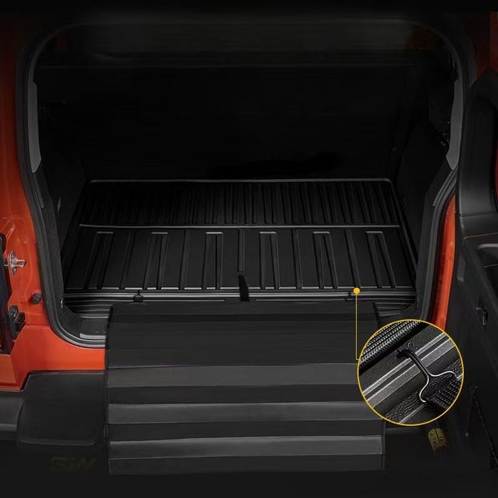 Tank 400 Full TPE Black Floor Mats Waterproof Wear - Resistant Eco - Friendly Odorless Custom - Fit Easy to Clean