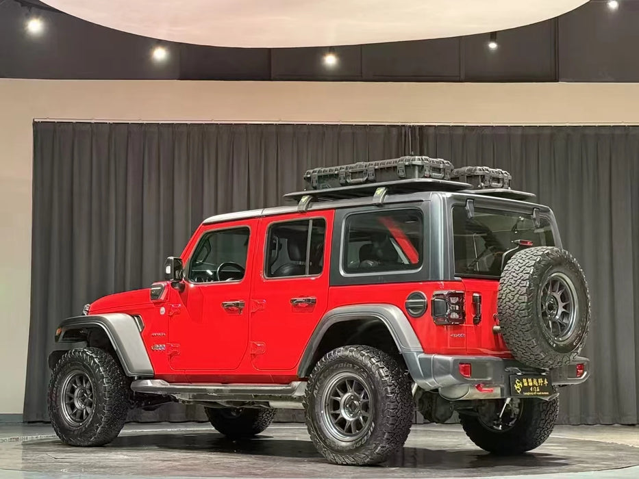 Waterproof Outdoor Vehicle Storage Box Car Roof Platform Suitcase Forwrangler Cross-Country Performance Parts for Travel