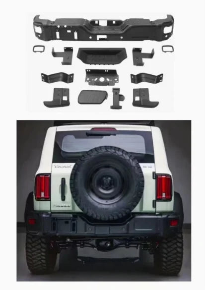 Body Kit Front+Rear Protection Bumper Off Road 4X4 for Tank 300 Maple Forest Iron Cavalry Protection Bar Combination