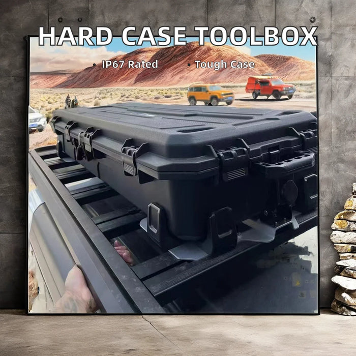 Car Roof Platform Suitcase for Wrangler Performance Parts for Cross-Country Travel Waterproof Outdoor Vehicle Storage Box