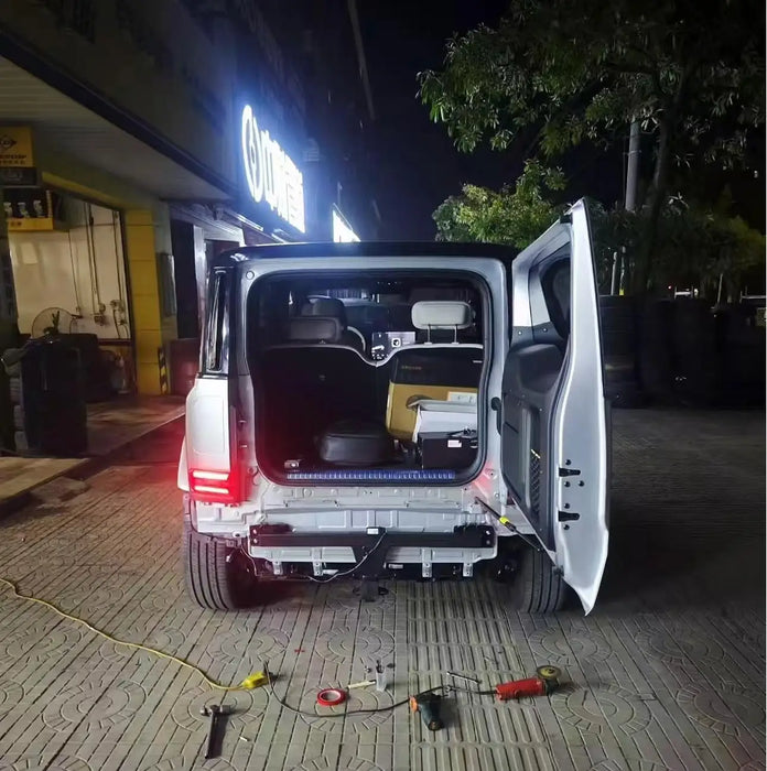 Installation of Rear Bumper, Trailer Hitch Bar, Tow Hook for Caravan Towing on Oshan A800
