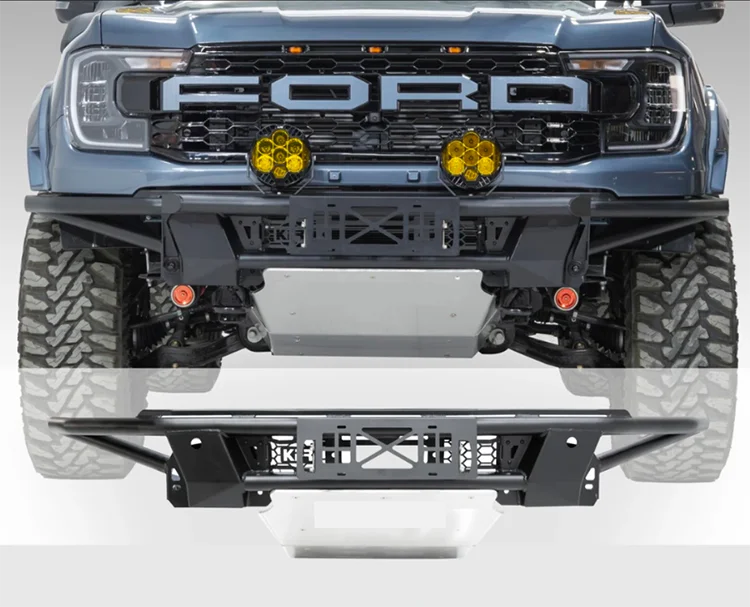 Ford Ranger Pickup Modified Front Bumper, Off-Road Bumper, Sand Driving Tubular Front Bumper, Front Anti-Collision Bumper for Ranger Modification