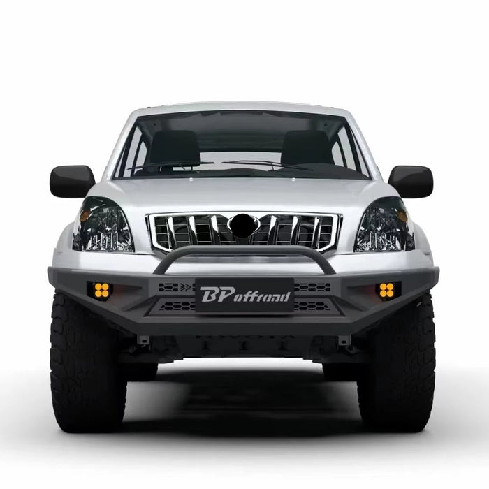 Car Front Bull bar for  LC120 Explorer Front Bumper Outer Bumper Shell Magnesium Aluminum Alloy 4mm Inner Bracket 5mm