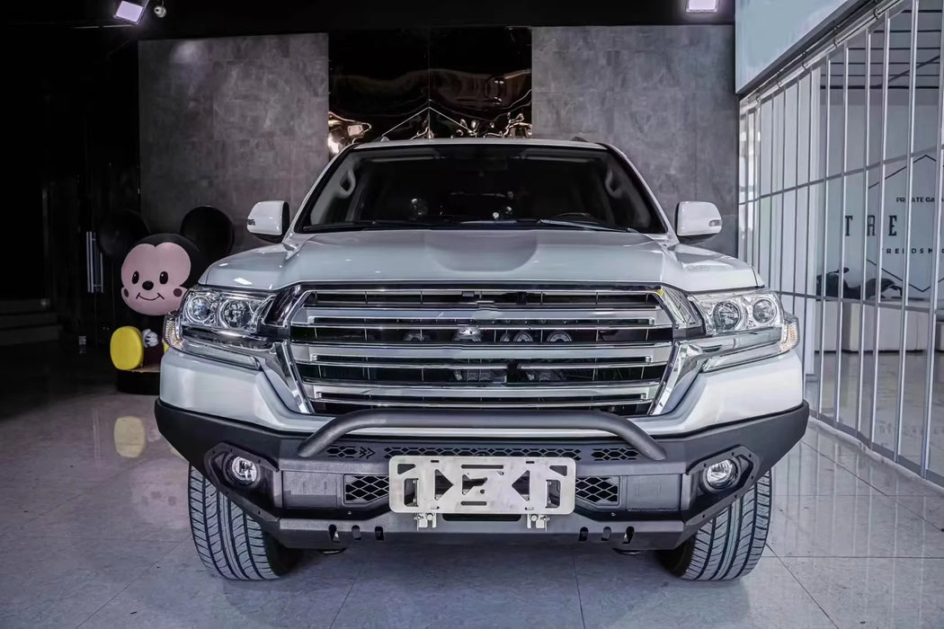 Good Quality Offroad Accessories Front Bumper Aluminum 4mm Inner Carbon Steel 3mm Inner for Toyota LC200 16-20