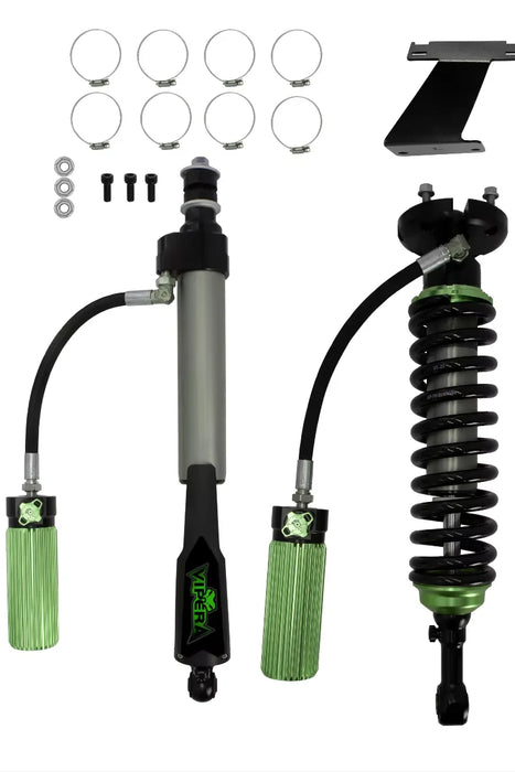 Wrangler Monotube 2-Way Nitrogen Shock Absorber 2-3.5 Inch Lift Kit - Superior Body Control, Road Protection, Customizable Color Auto Parts