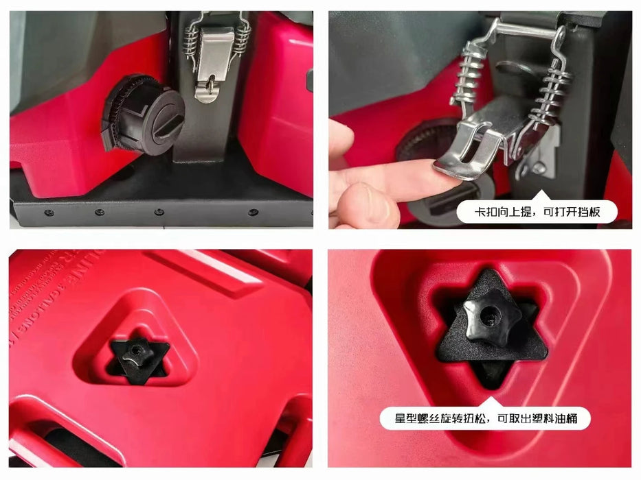 Popular 4X4 Accessories Black Storage Boxes Replacement Iron Tool Box for Tank 300 4x4 Offroad Exterior Accessories