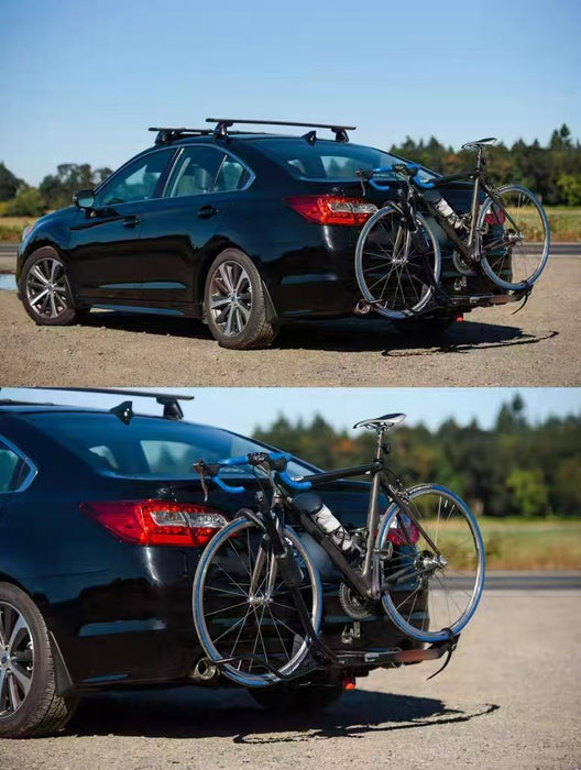 Singlespeed Hitch-Mounted Car Bike Rack - Rear Suspension Trailer Hitch Bicycle Carrier