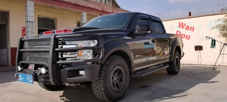 Raptor F150 Performance Parts for 17-20 Years Front Guard Plate Bumper Winch Anti-Collision Beam Modification Easy Installation