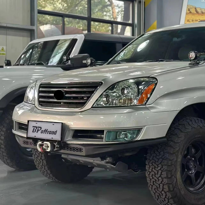 Good Quality Offroad Accessories Front Bumper 3mm Inner Bracket Steel 6mm for LEXUS GX470  Sand Punching Front Bumper