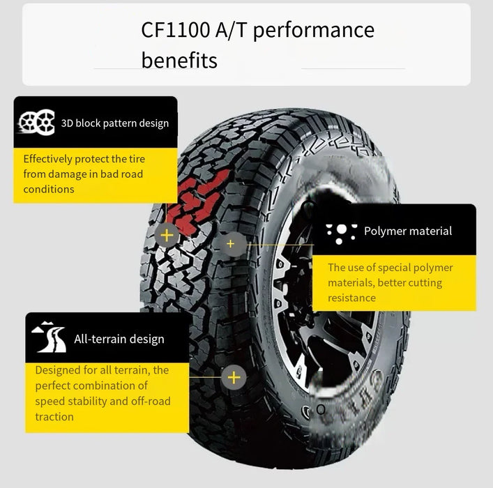 Vipera at High Quality Car Tyre All Season  Tyre Suv CF1100 A/T 235/65R18 235/60R18 215 235 245 265 70R15 75R16 65R17 60R18